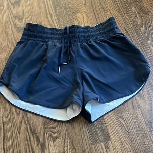 lululemon athletica Navy Blue Athletic Shorts. Reversible.